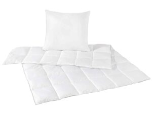 Sleepsy Microfaser Set Bettdecke und Kissen 135x200cm 10 cm hoch